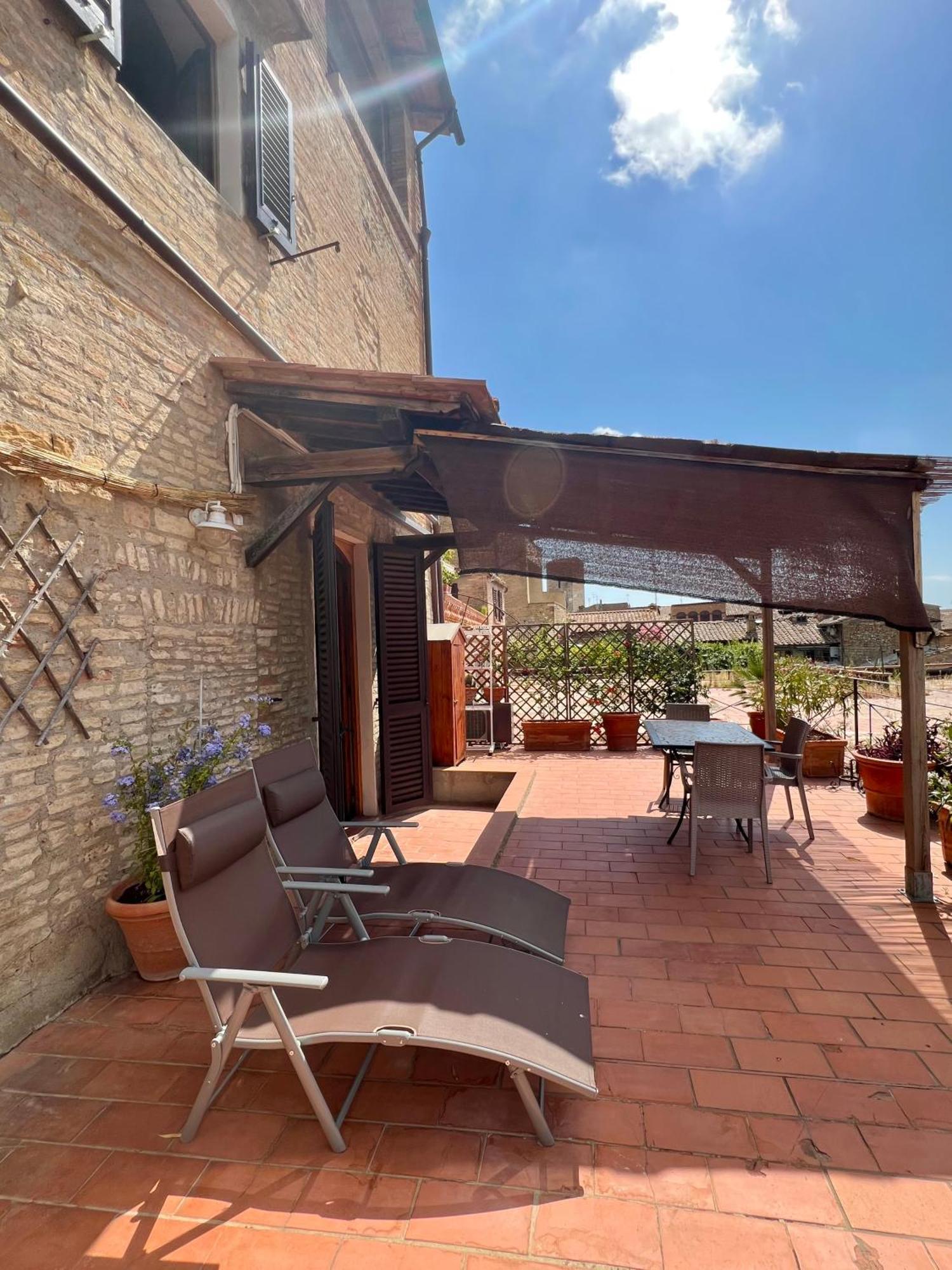 Ferienwohnung Le Viole San Gimignano Exterior foto